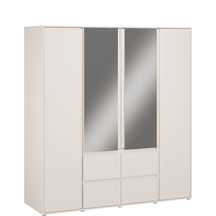 Szafa ubraniowa 180 cm z lustrem LSQS845M-U60 Piaskowy LISSON Podstawowe