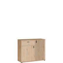 Komoda 100 cm 1 szuflada 2 drzwi VRQK221R-D136 Dąb Dziki Naturalny VERNIQ Podstawowe