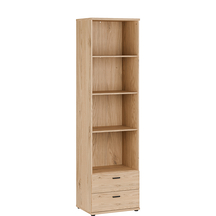 Regał 55 cm z szufladami VRQR711-D136 Dąb Dziki Naturalny VERNIQ Podstawowe