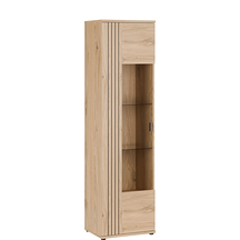 Witryna 55 cm pojedyncza VRQV711-D136 Dąb Dziki Naturalny VERNIQ Podstawowe