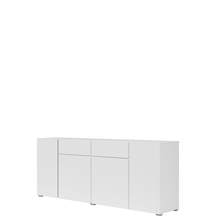 Duża komoda z szufladami 220 cm biała 2497OA47 TYP-47 ASYMETRIC Podstawowe