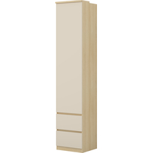 Regał 1D2S płytki gł 43 cm Dąb Lindberg Beż Piaskowy 24LBON85 TYP-85 TERRA Podstawowe