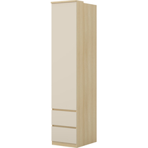 Regał 1D2S głęboki gł 63 cm Dąb Lindberg Beż Piaskowy 24LBON95 TYP-95 TERRA Podstawowe