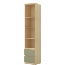 Regał z szufladami płytki gł 43 cm Dąb Lindberg Eukaliptus 24LEON83 TYP-83 TERRA Podstawowe