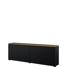 Komoda 200 cm do salonu 4-drzwiowa Dąb Mauvella 24W5OJ25 TYP-25 MODO Podstawowe