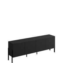 Komoda 4-drzwiowa Czarny Onyx 24W3ND25 TYP-25 JUKON Podstawowe