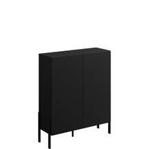 Komoda wysoka 2-drzwiowa Czarny Onyx 24W3ND42 TYP-42 JUKON Podstawowe