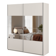 Szafa 2-drzwiowa z lustrem 180 cm Kaszmir 22KL1656 TYP-56 BETA Podstawowe