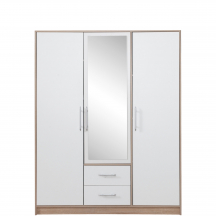 Szafa 3D Biała z lustrem SRL2 SMART Podstawowe