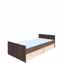 Łóżko 140 x 200 E - LOZE 42 – 140 EWA Podstawowe