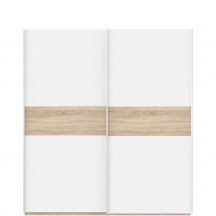 Szafa przesuwna 170 EPRS923E-Q45 Biały / Dąb Sonoma WINNIE Podstawowe