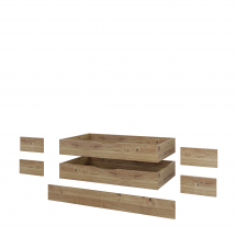 Komplet szuflad z blendami maskującymi 50EIFT93 do łóżka TYP 53 FONTANA Podstawowe