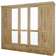 Szafa 5D z lustrem 50EBCR453 WOODLAND Podstawowe