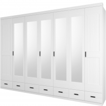 Szafa 7D z szufladami i z lustrem 5090ST4S7 SYSTEM A Podstawowe (1)