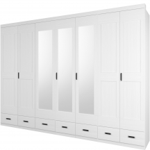 Szafa 7D z szufladami i z lustrem 5090ST407 SYSTEM A Podstawowe (1)