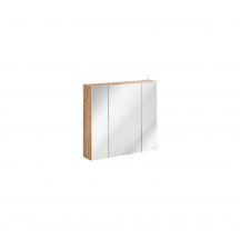 Szafka łazienkowa wisząca z lustrem 843A CAPRI OAK Podstawowe
