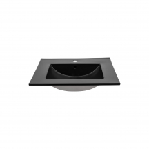 Umywalka ceramiczna LAVA BLACK 80 Podstawowe