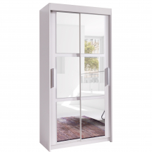 Szafa KARO 100 z lustrami Podstawowe