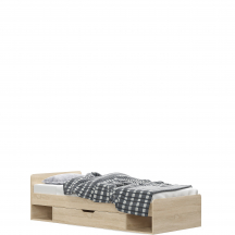 Łóżko 90 x 200 TIPS DĄB SONOMA Podstawowe