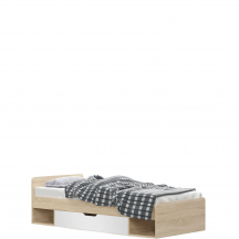 Łóżko 90 x 200 TIPS BIAŁY Podstawowe