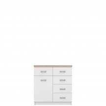 Komoda 1D4S TOP MIX BIAŁY Podstawowe