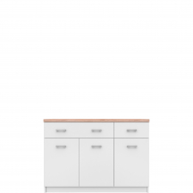 Komoda 3D2S TOP MIX BIAŁY Podstawowe