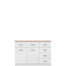 Komoda 2D5S TOP MIX BIAŁY Podstawowe
