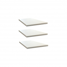 Komplet 3 krótkich półek do szaf 5092LU95 Podstawowe