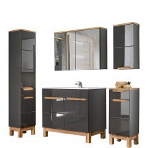 Zestaw mebli do łazienki SET 80 cm BALI GREY Podstawowe