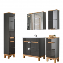 Zestaw mebli do łazienki SET 60 cm BALI GREY Podstawowe