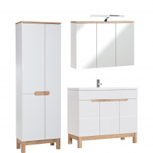 Zestaw mebli do łazienki SET 100 cm BALI WHITE Podstawowe