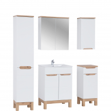 Zestaw mebli do łazienki SET 60 cm BALI WHITE Podstawowe
