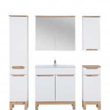 Zestaw mebli do łazienki SET 80 cm BALI WHITE Podstawowe
