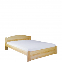 Łóżko drewniane sosnowe MIKI 120 x 200 tył obniżony Podstawowe