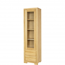 Witryna drewniana dębowa KW351 Lewa CLASSIC Podstawowe