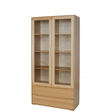 Witryna drewniana bukowa KW421 MODERN Podstawowe