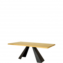 Stół drewniany dębowy 240x100x75 ST370 METAL Podstawowe