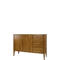 Komoda drewniana dębowa KD338 RETRO DĄB Podstawowe