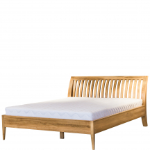 Łóżko drewniane dębowe 180 x 200 LK291 RETRO DĄB Podstawowe