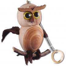 Zabawka drewniana bukowa wisząca sowa GD410 Podstawowe