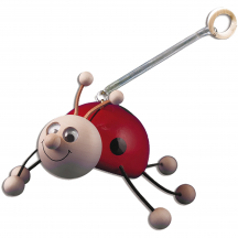 Zabawka drewniana bukowa wisząca biedronka GD412 Podstawowe