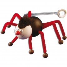 Zabawka drewniana bukowa wisząca pająk GD413 Podstawowe