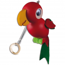 Zabawka drewniana bukowa wisząca papuga GD405 Podstawowe