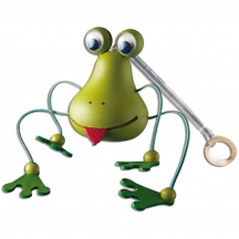 Zabawka drewniana bukowa wisząca żaba GD409 Podstawowe