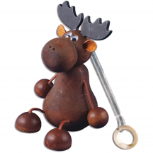 Zabawka drewniana bukowa wisząca łoś GD402 Podstawowe