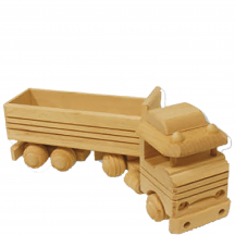 Zabawka drewniana TIR z naczepą AD110 Podstawowe