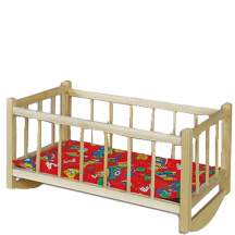 Kołyska drewniana dla lalki AD264 Podstawowe