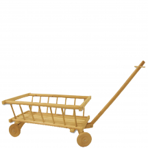 Wózek drewniany z dyszlem AD261 Podstawowe