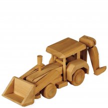 Zabawka drewniana koparka spychacz AD107 Podstawowe