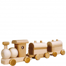 Zabawka drewniana pociąg z wagonami mały AD117 Podstawowe